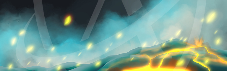 Ace Label artwork for Volcanion